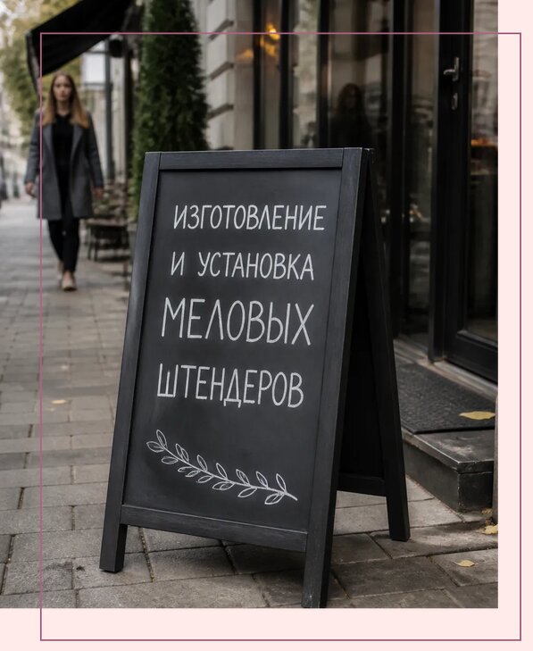 Меловые штендеры в Мариинске по цене от 6629 р. | Аванза-Мрн
